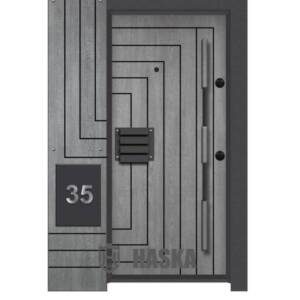 Блиндирана входна врата HASKA Лукс Стар 19 Синтез