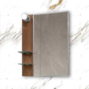 Мебел за баня PVC МАКЕНА Делта горен шкаф с огледало