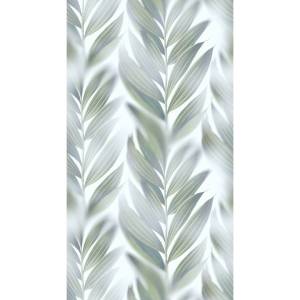 Тапет-пано Фешън 4Уолс 4 - 3 части - зелени листа сиво