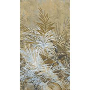 Тапет-пано Фешън 4Уолс 4 - 3 части - листа жълто