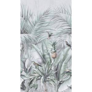 Тапет-пано Фешън 4Уолс 4 - 3 части - колибри бледозелено
