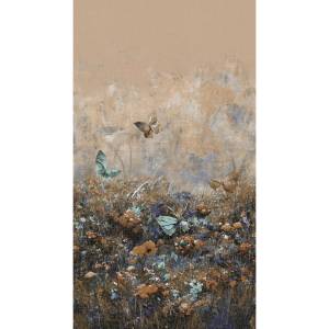 Тапет-пано Фешън 4Уолс 4 - 3 части - полски цветя бежово