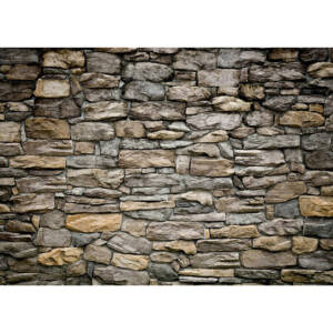 Фототапет Премиум 375х270см Каменен зид