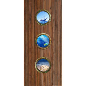 Фототапет Премиум 90х202см Илюминатор