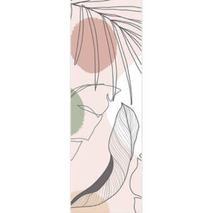 Фототапет Премиум 90х270см Флорален абстракт