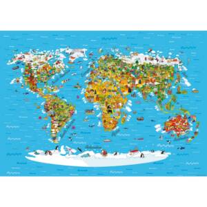 Фототапет Стандарт Дисни 360х254см - Детска карта