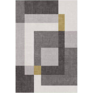 Килим Хималая геометрия сиво