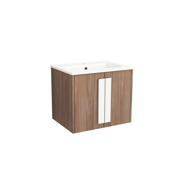 Долен шкаф за баня PVC с умивалник Inter Ceramic ICP 6451-1