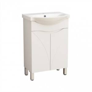 Долен шкаф за баня PVC с умивалник Inter Ceramic LUCA 5685