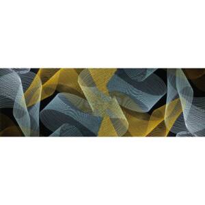 PVC ламперия ЕМ - 3D Черен