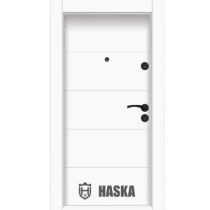 Блиндирана входна врата HASKA Паркдор - VDA80 бяла