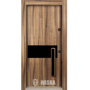 Блиндирана входна врата HASKA Стар Лайф - М301 Натурален орех
